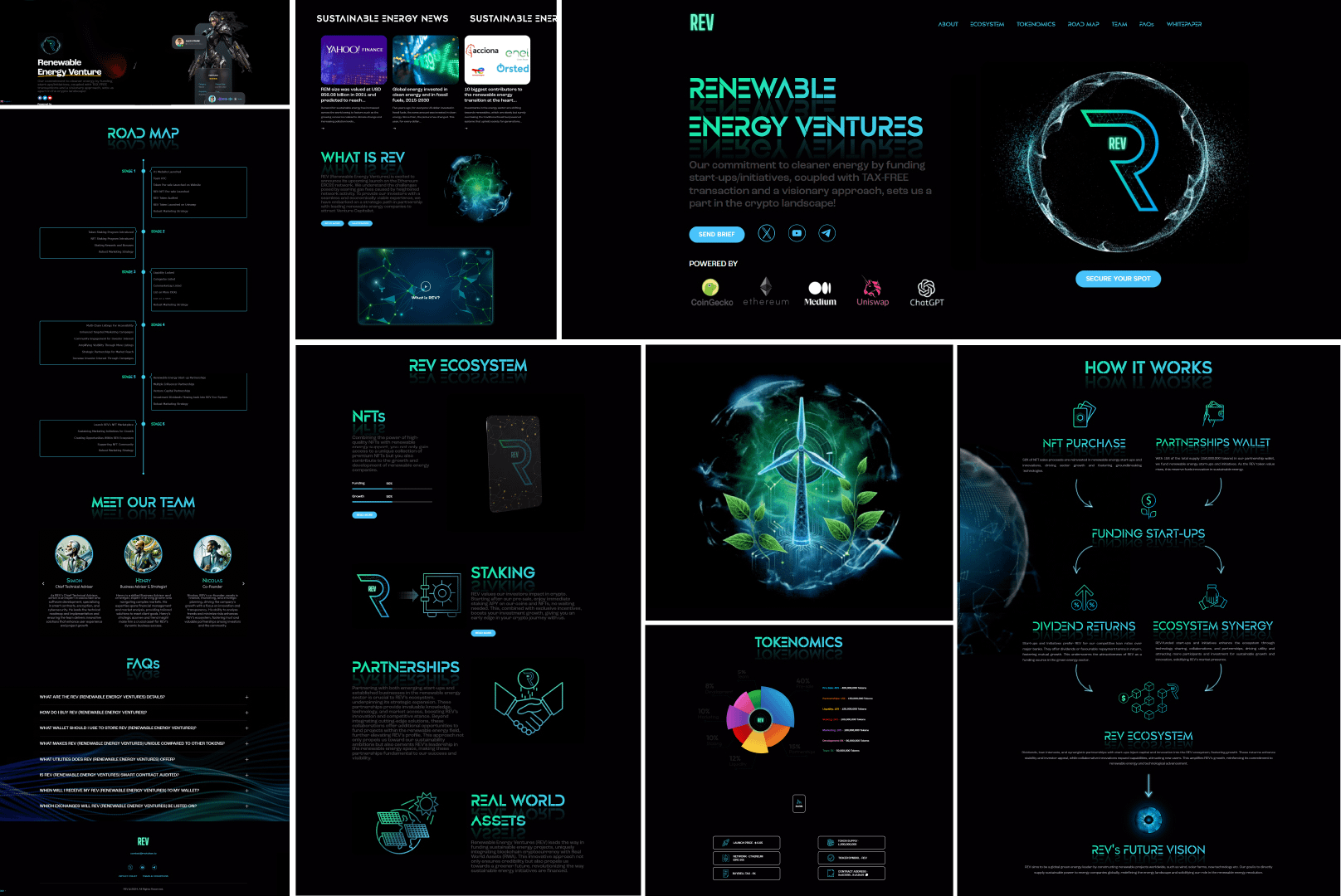 REV Token – Cryptocurrency Website