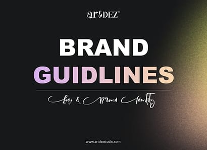 Artdez Brand guideline main banner