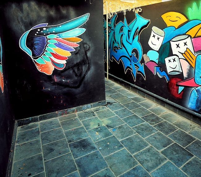 Hi-sky cafe mural art