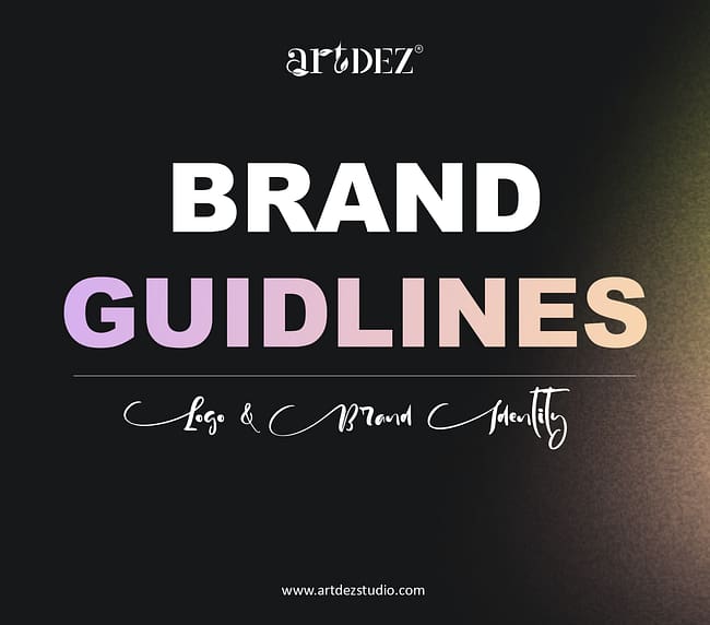 Artdez Brand guideline main banner